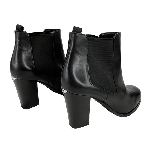 Michael Kors Boots Booties Chelsea 7.5M 3.5" Block Heels - Picture 10 of 12
